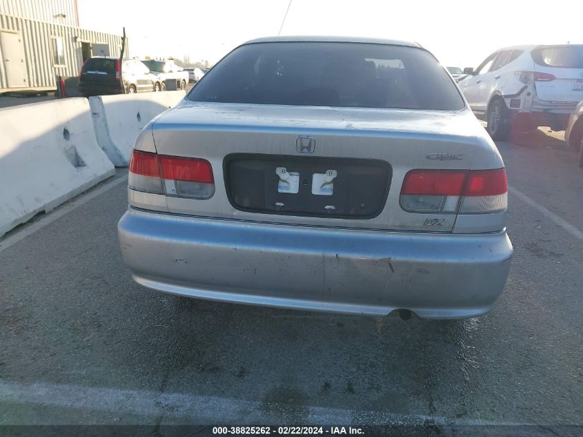 2000 Honda Civic Dx VIN: 1HGEJ6226YL101267 Lot: 38825262