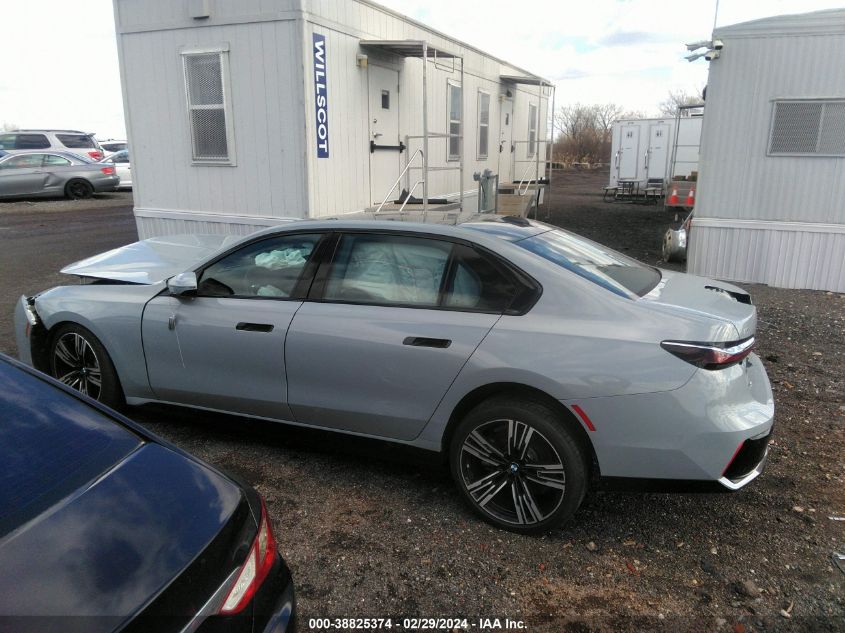 2023 BMW I7 xDrive60 VIN: WBY53EJ04PCL79522 Lot: 38825374