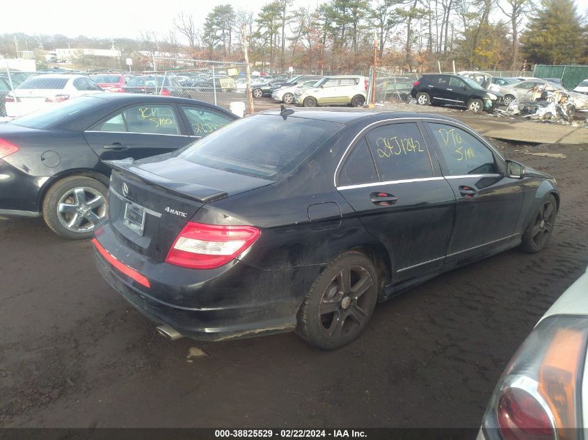 2010 Mercedes-Benz C 300 Luxury 4Matic/Sport 4Matic VIN: WDDGF8BB9AR122644 Lot: 38825529