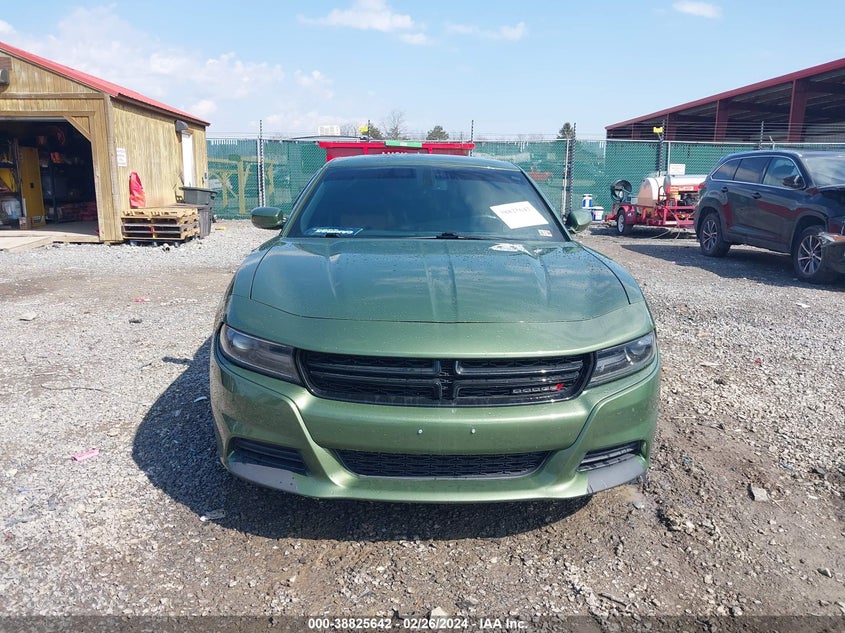 VIN 2C3CDXBGXKH575603 2019 DODGE CHARGER SXT RWD