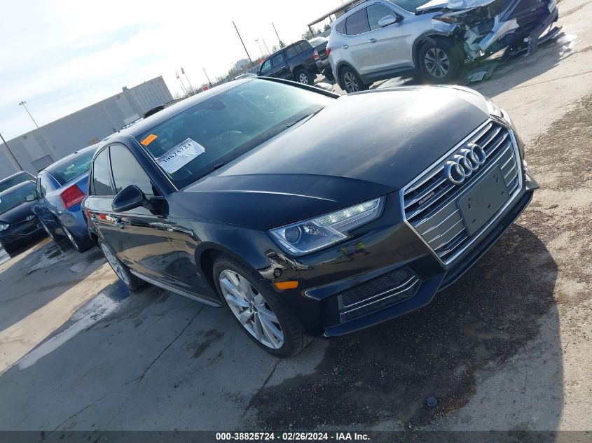 2018 AUDI A4 2.0T PREMIUM/2.0T TECH PREMIUM - WAUDNAF45JN012472