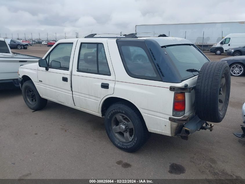1992 Isuzu Rodeo S/Ls/Xs VIN: 4S2CY58Z1N4340350 Lot: 38825864