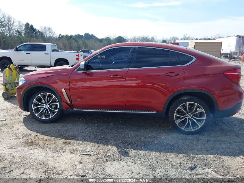 VIN 5UXKU0C56J0G80509 2018 BMW X6, Sdrive35I no.14