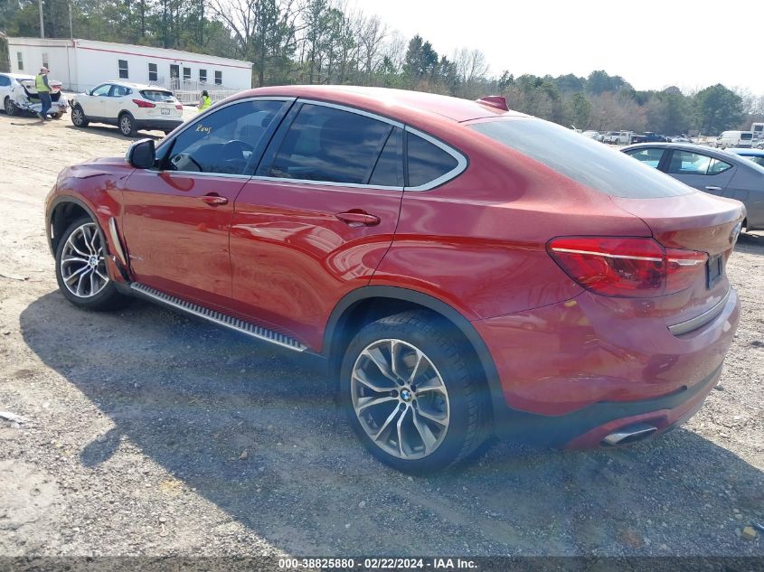 VIN 5UXKU0C56J0G80509 2018 BMW X6, Sdrive35I no.3