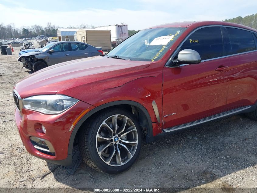 VIN 5UXKU0C56J0G80509 2018 BMW X6, Sdrive35I no.6