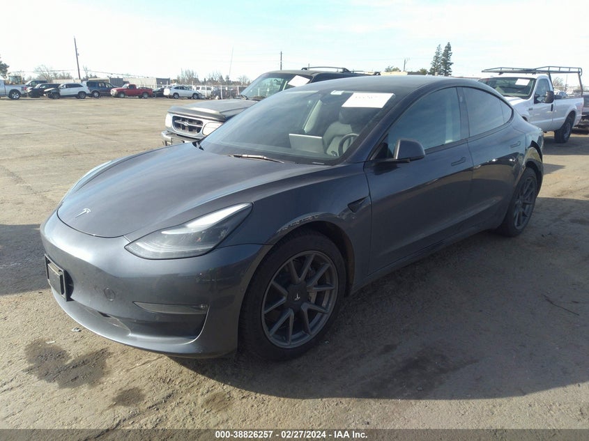 VIN 5YJ3E1EBXNF198190 2022 TESLA MODEL 3 LONG RANGE DUAL MOTOR ALL-WHEEL DRIVE