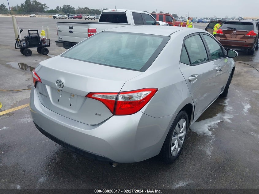 2015 TOYOTA COROLLA L/LE/LE PLS/PRM/S/S PLS - 5YFBURHE9FP254645