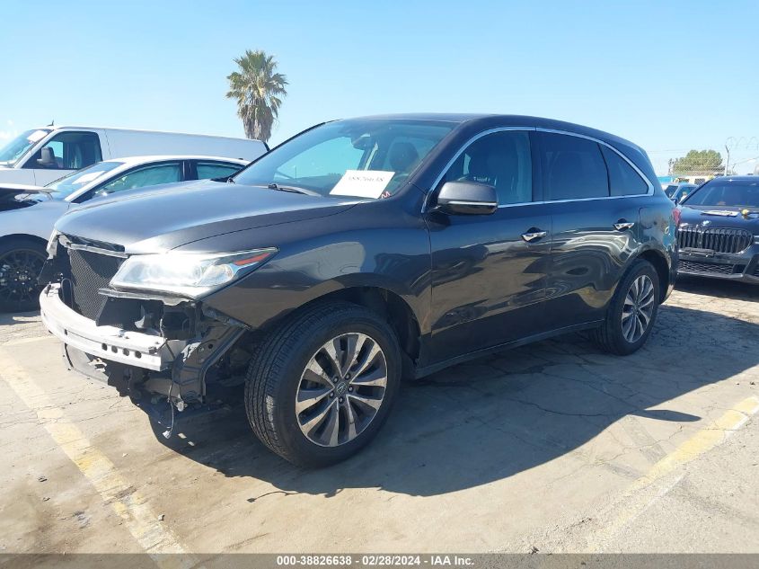 2015 Acura Mdx Technology Pkg W/Entertainment Pkg VIN: 5FRYD3H63FB004795 Lot: 40326557