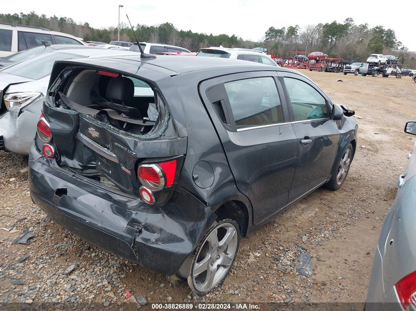 2014 CHEVROLET SONIC LTZ - 1G1JE6SB6E4176423
