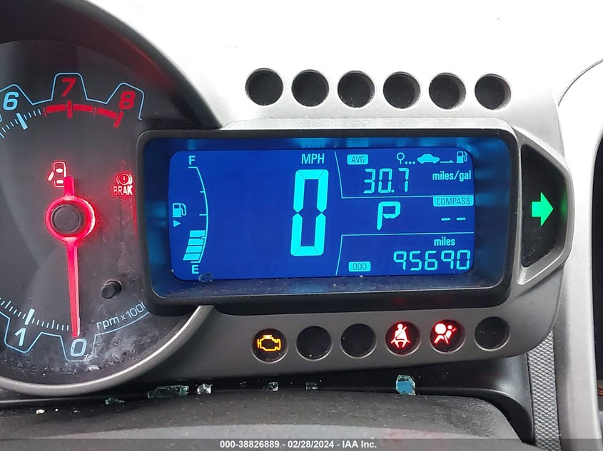 2014 CHEVROLET SONIC LTZ - 1G1JE6SB6E4176423