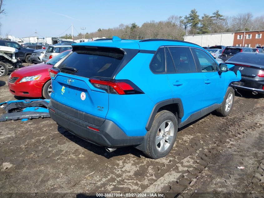 2020 Toyota Rav4 Xle VIN: 2T3P1RFV1LC087184 Lot: 38827004