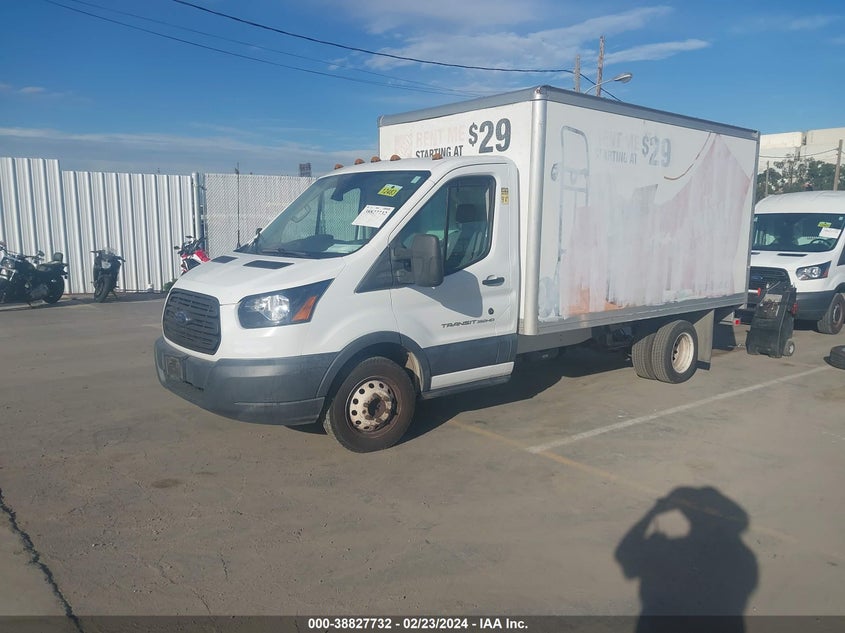 VIN 1FDBF8ZM9JKA62185 2018 FORD TRANSIT-350 CAB
