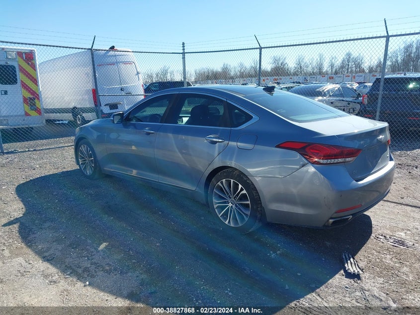 2015 Hyundai Genesis 3.8 VIN: KMHGN4JE7FU027954 Lot: 38827868