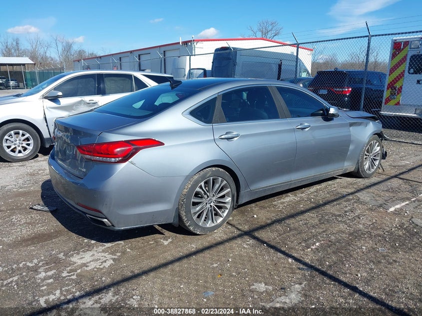 2015 Hyundai Genesis 3.8 VIN: KMHGN4JE7FU027954 Lot: 38827868