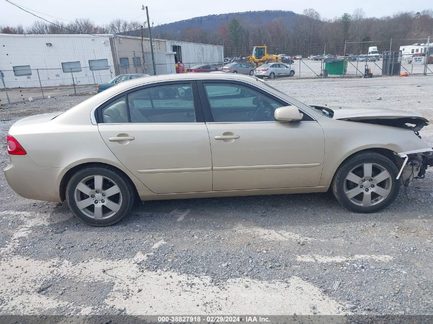 2008 Kia Optima Lx V6 VIN: KNAGE124285236828 Lot: 38827918