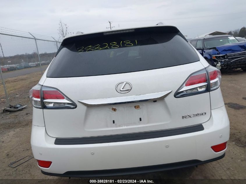 2015 Lexus Rx 350 VIN: 2T2BK1BA5FC296755 Lot: 38828181