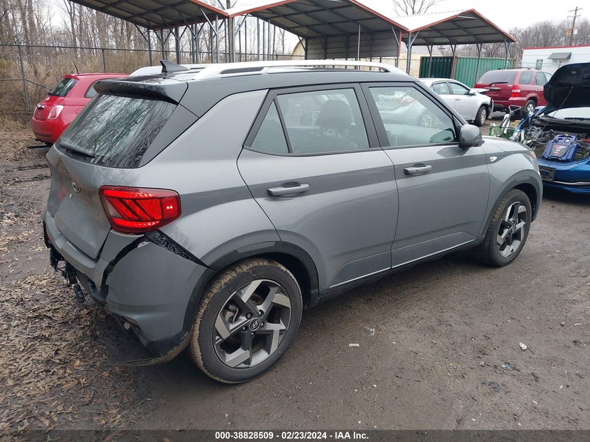 2022 Hyundai Venue Limited VIN: KMHRC8A30NU193316 Lot: 38828509
