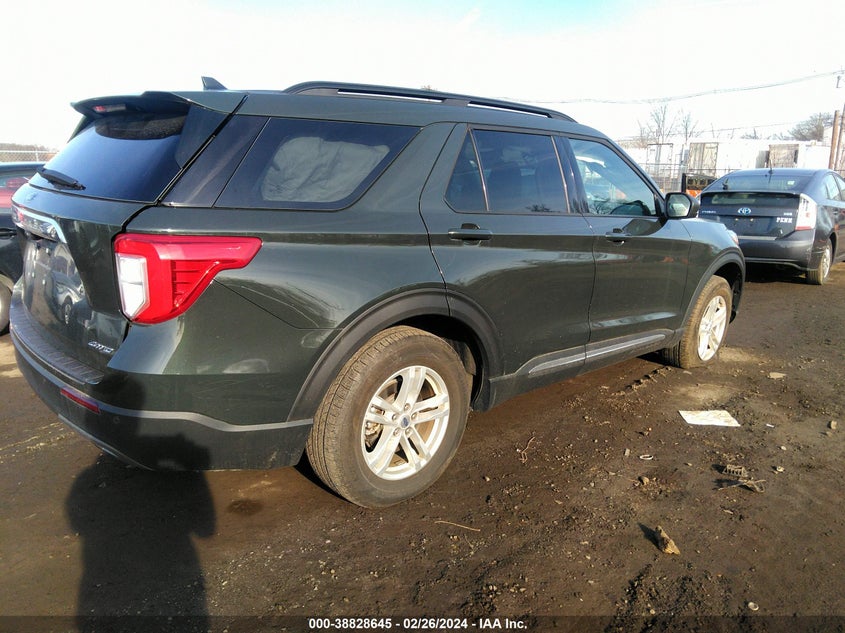 VIN 1FMSK8DHXNGC02162 2022 FORD EXPLORER XLT