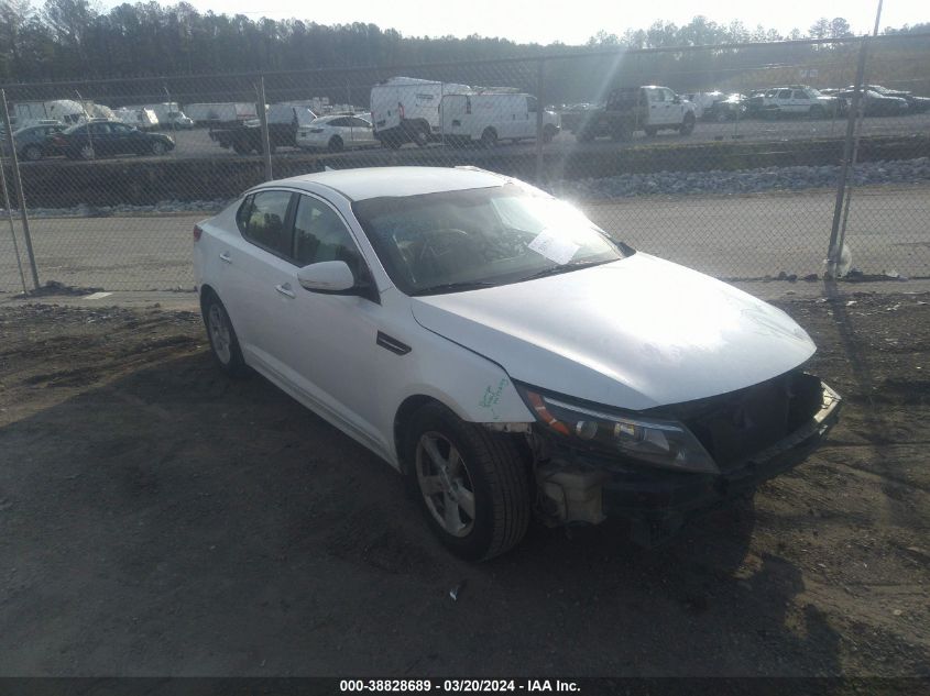 2014 Kia Optima Lx VIN: KNAGM4A75E5478928 Lot: 38828689