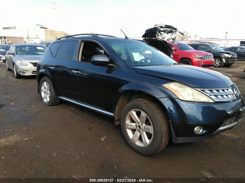 2006 Nissan Murano Sl VIN: JN8AZ08WX6W506531 Lot: 38829127