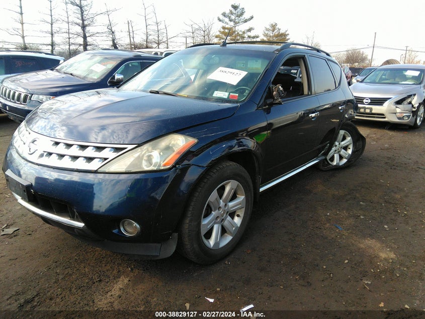 2006 Nissan Murano Sl VIN: JN8AZ08WX6W506531 Lot: 38829127