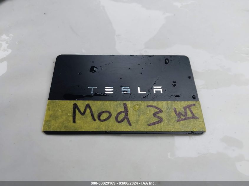 2021 Tesla Model 3 Standard Range Plus Rear-Wheel Drive VIN: 5YJ3E1EA9MF930752 Lot: 38829169