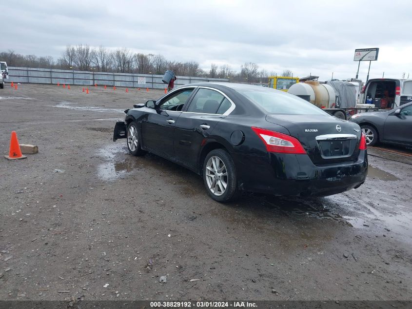 2009 Nissan Maxima 3.5 S VIN: 1N4AA51E29C834975 Lot: 38829192