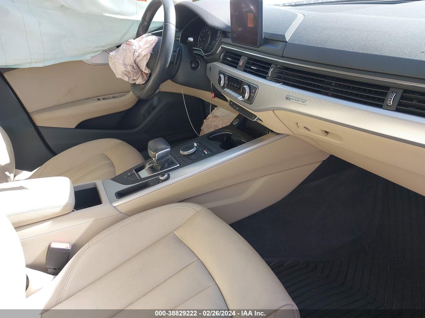 2017 Audi A4 2.0T Premium VIN: WAUANAF45HN065850 Lot: 38829222
