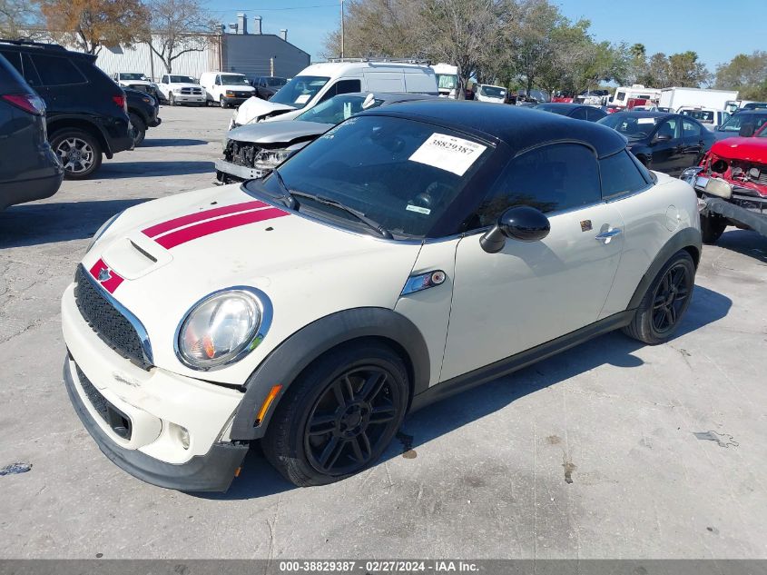 2015 Mini Coupe Cooper S VIN: WMWSX3C54FT773197 Lot: 38829387