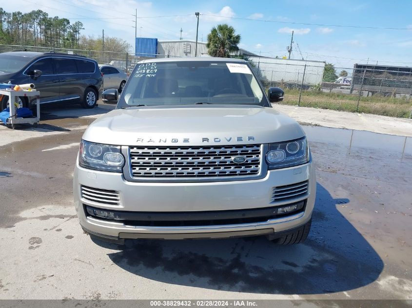 2015 Land Rover Range Rover 5.0L V8 Supercharged VIN: SALGS3TF2FA226370 Lot: 38829432