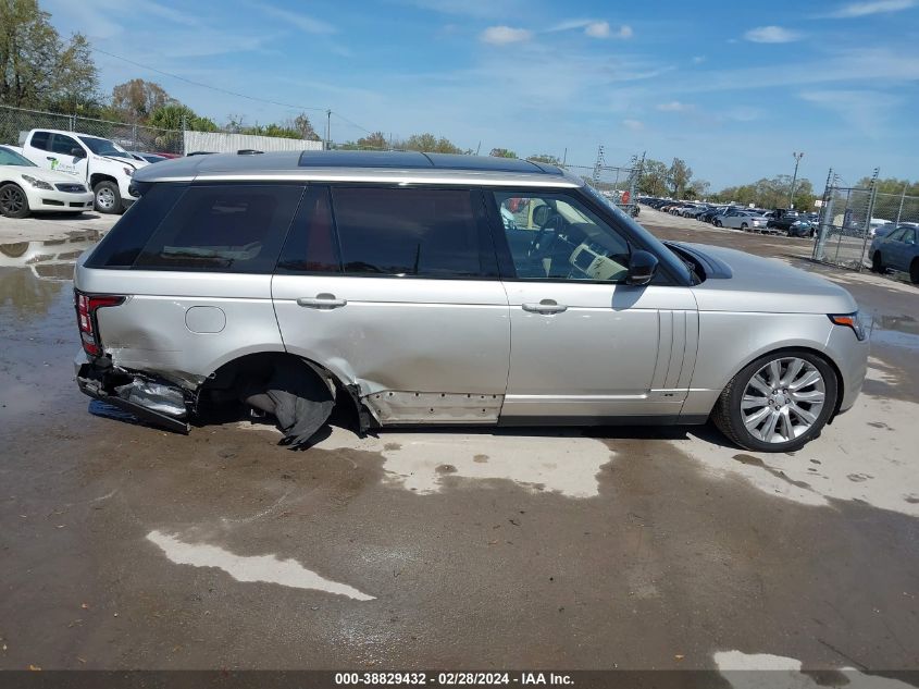 2015 Land Rover Range Rover 5.0L V8 Supercharged VIN: SALGS3TF2FA226370 Lot: 38829432