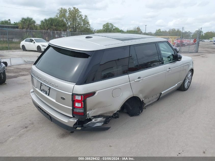 2015 Land Rover Range Rover 5.0L V8 Supercharged VIN: SALGS3TF2FA226370 Lot: 38829432