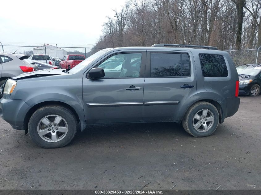 2010 Honda Pilot Ex-L VIN: 5FNYF4H54AB025642 Lot: 38829453