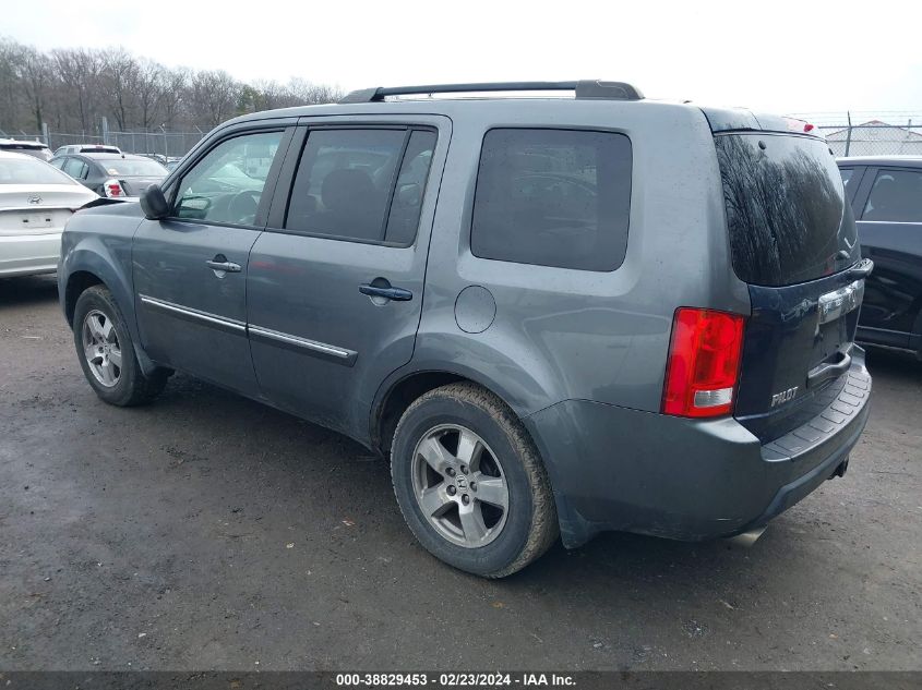 2010 Honda Pilot Ex-L VIN: 5FNYF4H54AB025642 Lot: 38829453