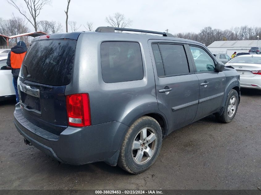 2010 Honda Pilot Ex-L VIN: 5FNYF4H54AB025642 Lot: 38829453