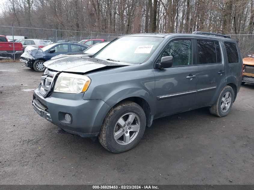 2010 Honda Pilot Ex-L VIN: 5FNYF4H54AB025642 Lot: 38829453