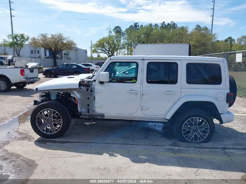 2022 Jeep Wrangler 4Xe Unlimited High Altitude 4X4 VIN: 1C4JJXP67NW108088 Lot: 38829577