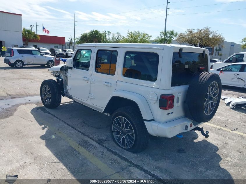 2022 Jeep Wrangler 4Xe Unlimited High Altitude 4X4 VIN: 1C4JJXP67NW108088 Lot: 38829577