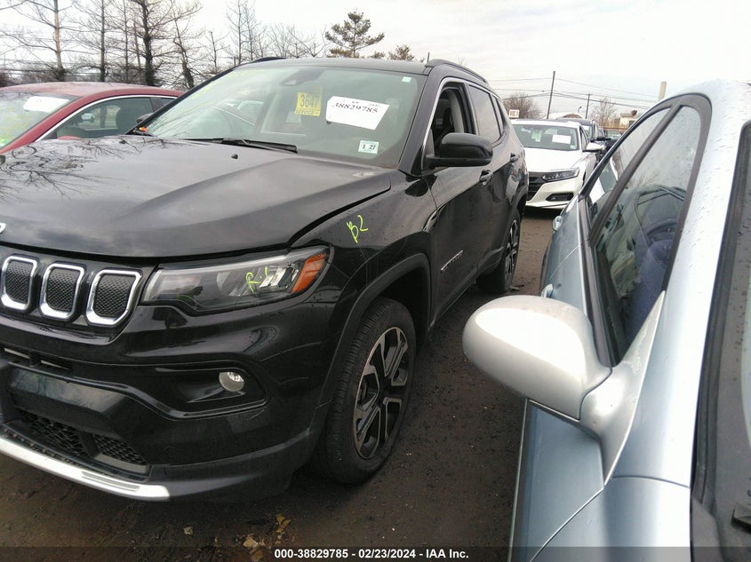 VIN 3C4NJDCB7NT207955 2022 JEEP COMPASS LIMITED