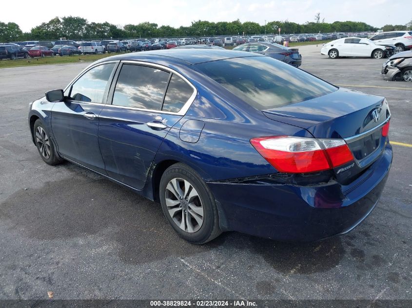 2015 Honda Accord Lx VIN: 1HGCR2F38FA202590 Lot: 38829824