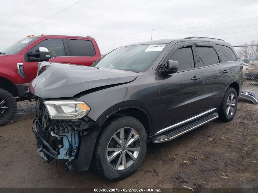 2016 Dodge Durango Limited VIN: 1C4RDJDG2GC387409 Lot: 38829879