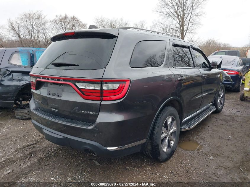 2016 Dodge Durango Limited VIN: 1C4RDJDG2GC387409 Lot: 38829879