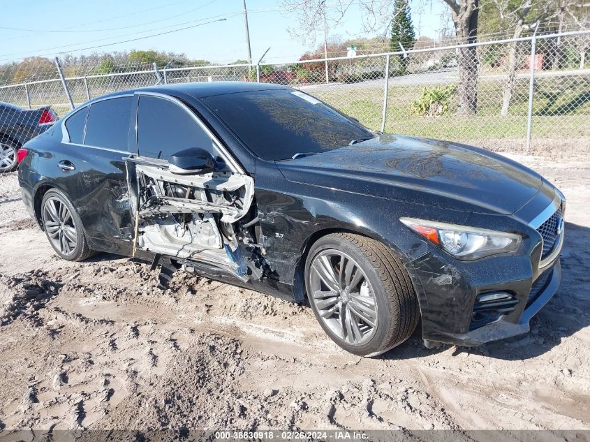 2014 Infiniti Q50 Sport VIN: JN1BV7AR6EM705954 Lot: 38830918