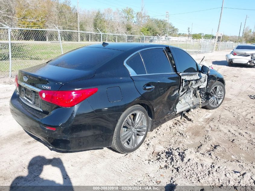 2014 Infiniti Q50 Sport VIN: JN1BV7AR6EM705954 Lot: 38830918