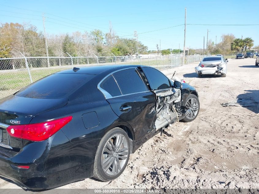 2014 Infiniti Q50 Sport VIN: JN1BV7AR6EM705954 Lot: 38830918