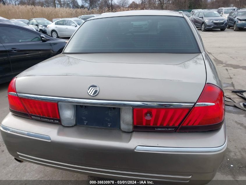 2001 Mercury Grand Marquis Gs VIN: 2MEFM74W41X642633 Lot: 38830978