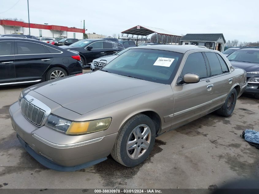 2001 Mercury Grand Marquis Gs VIN: 2MEFM74W41X642633 Lot: 38830978