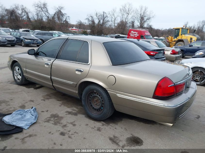 2001 Mercury Grand Marquis Gs VIN: 2MEFM74W41X642633 Lot: 38830978