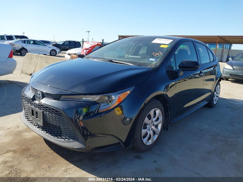 2021 Toyota Corolla Le VIN: JTDEPMAE5MJ143920 Lot: 38831215