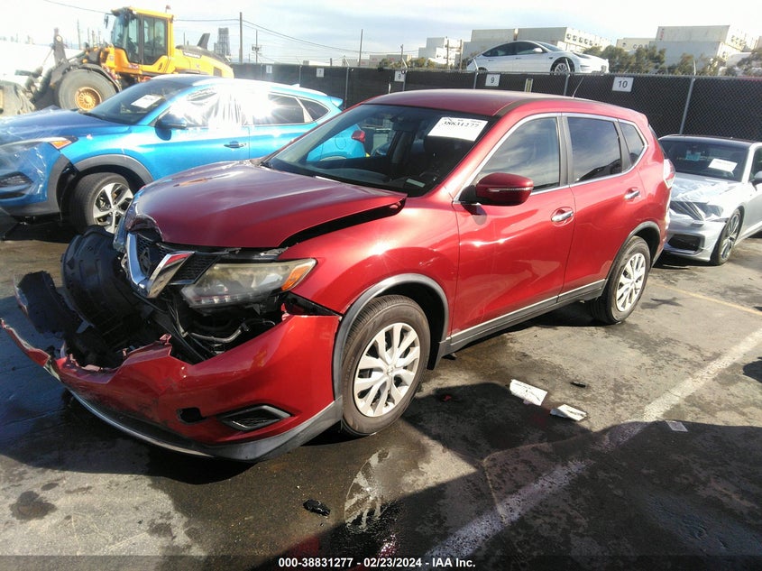 2015 NISSAN ROGUE S/SL/SV - KNMAT2MT7FP543468